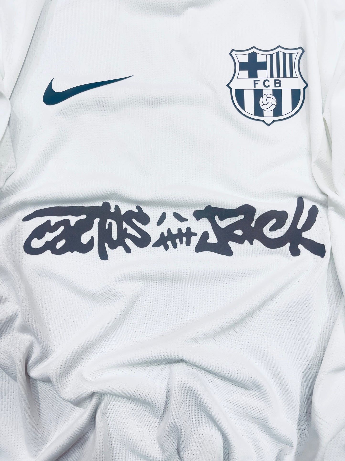 F.C Barcelona X Travis Scott “White Black” Master Jersey