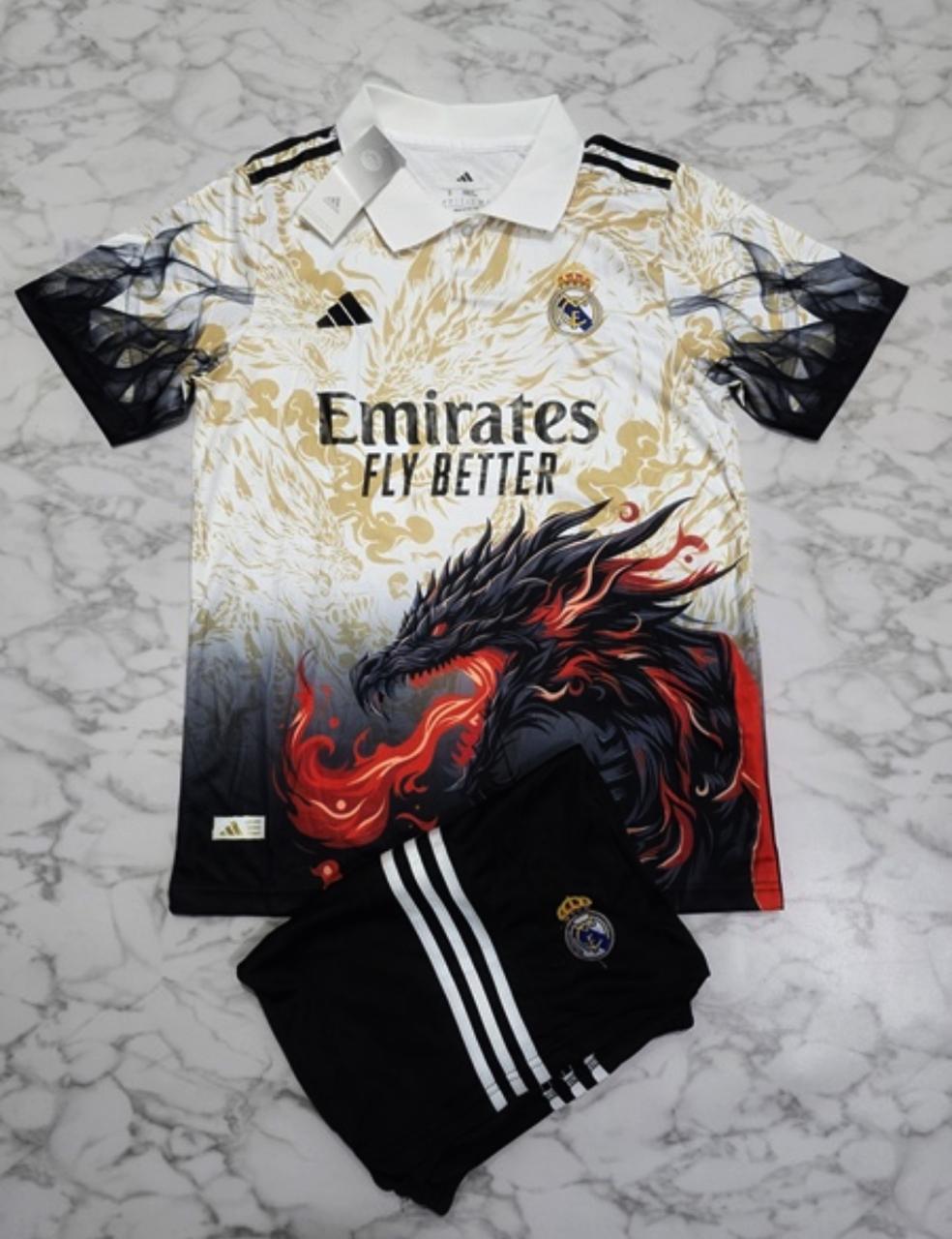 Real Madrid “Yellow Black” Dragon Edition Jersey Kit