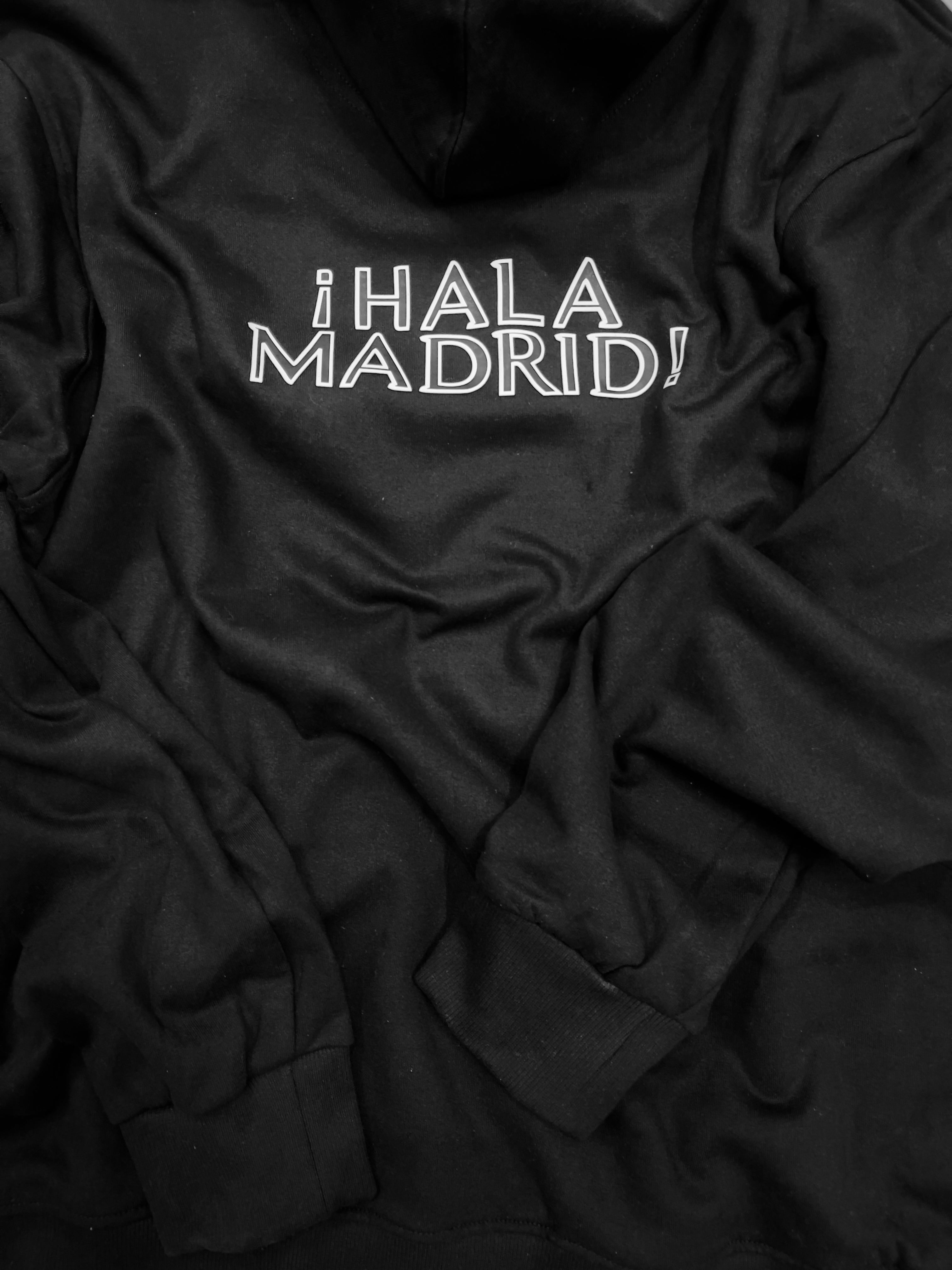 Real Madrid “Black Hoodie” - Relaxed Fit - Unisex