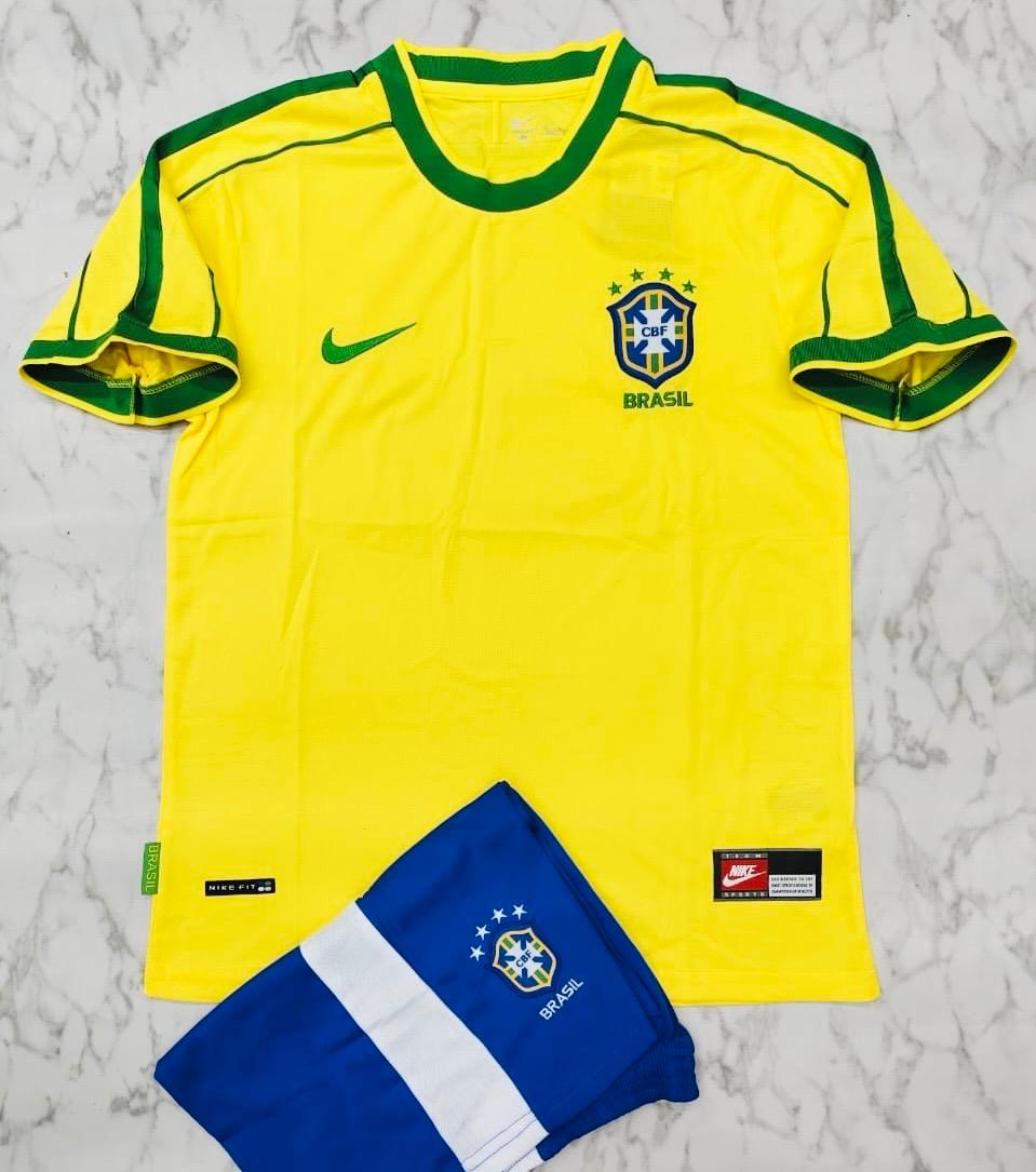 Brazil Home Jersey Kit - 1998/99