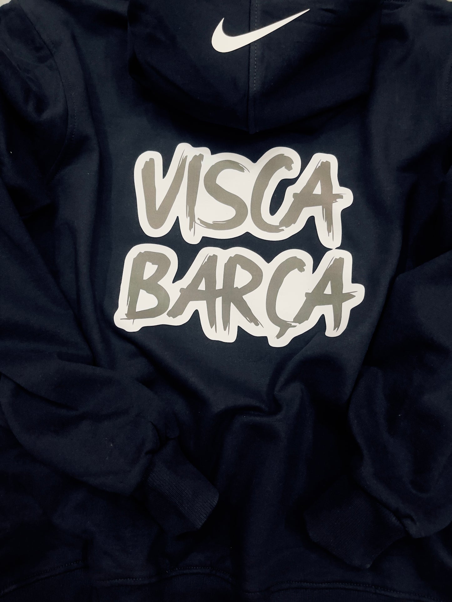 Barcelona X Travis Scott - Black Relaxed Fit Hoodie - Unisex