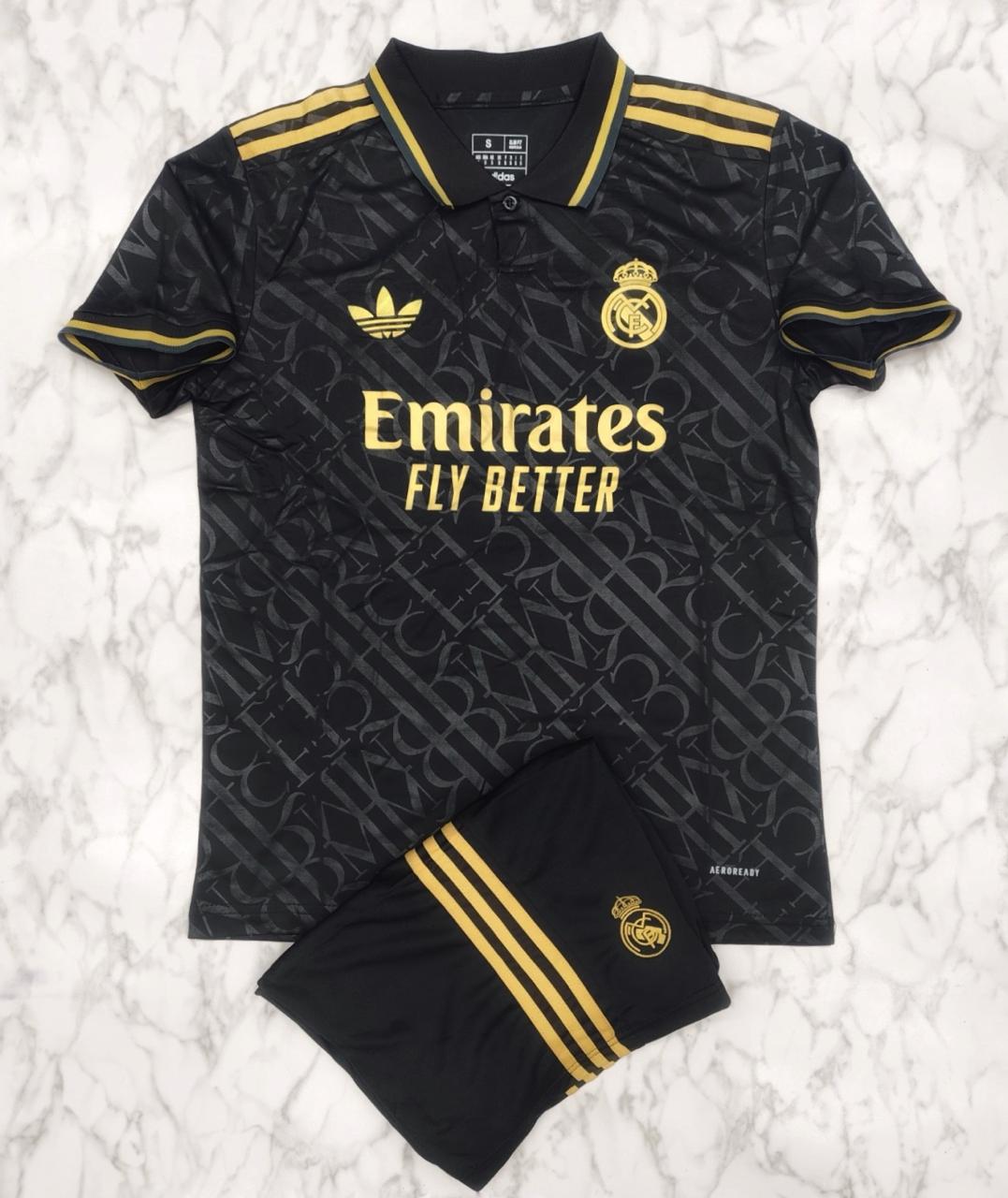 Real Madrid “Black Gold Concept” Jersey Kit