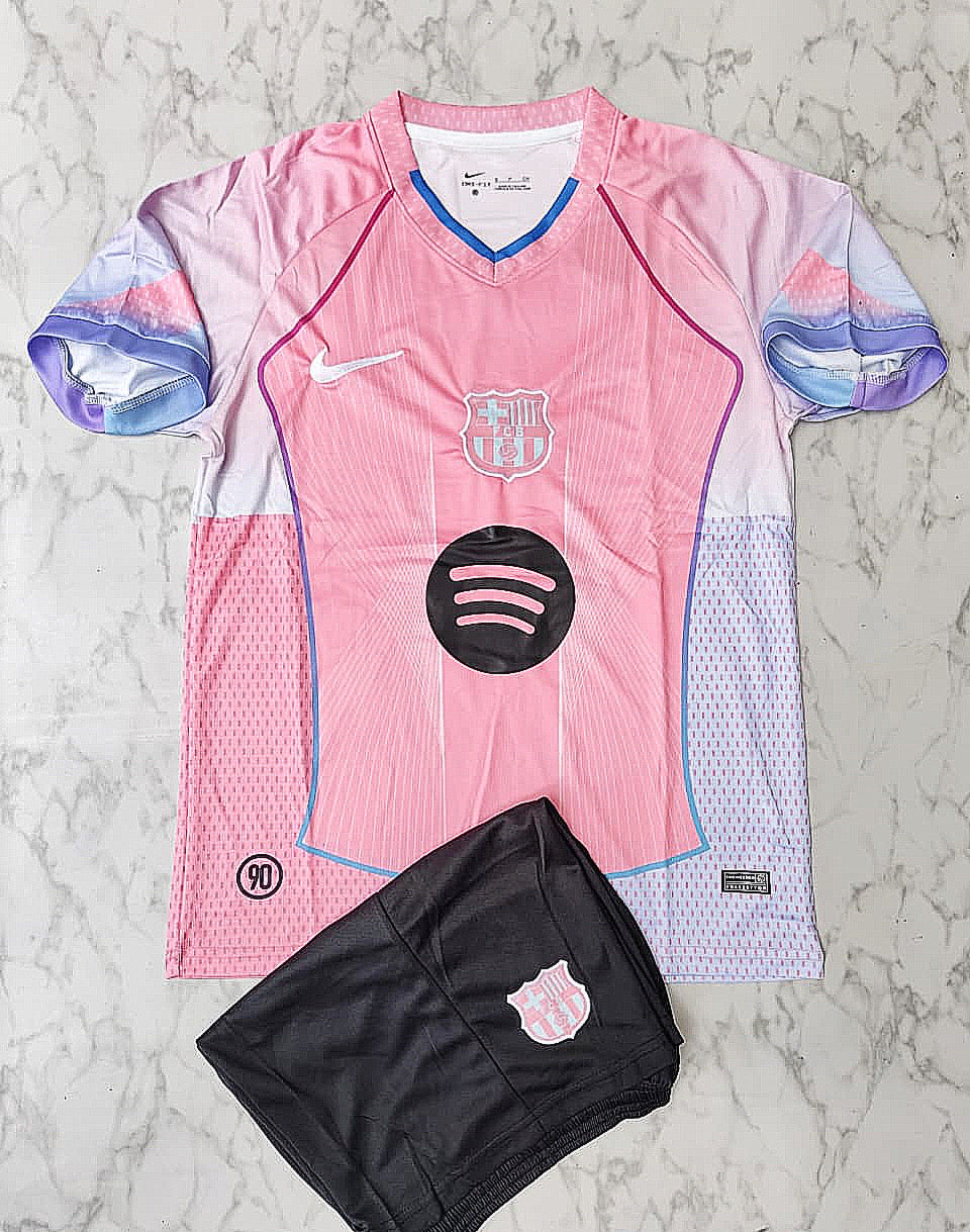 Barcelona Pink Edition Jersey Kit