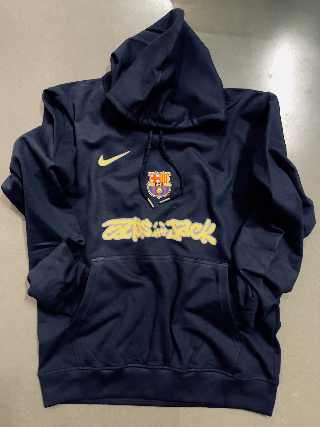 Barca x Travis Scott - Navy Relaxed Fit Hoodie - Unisex