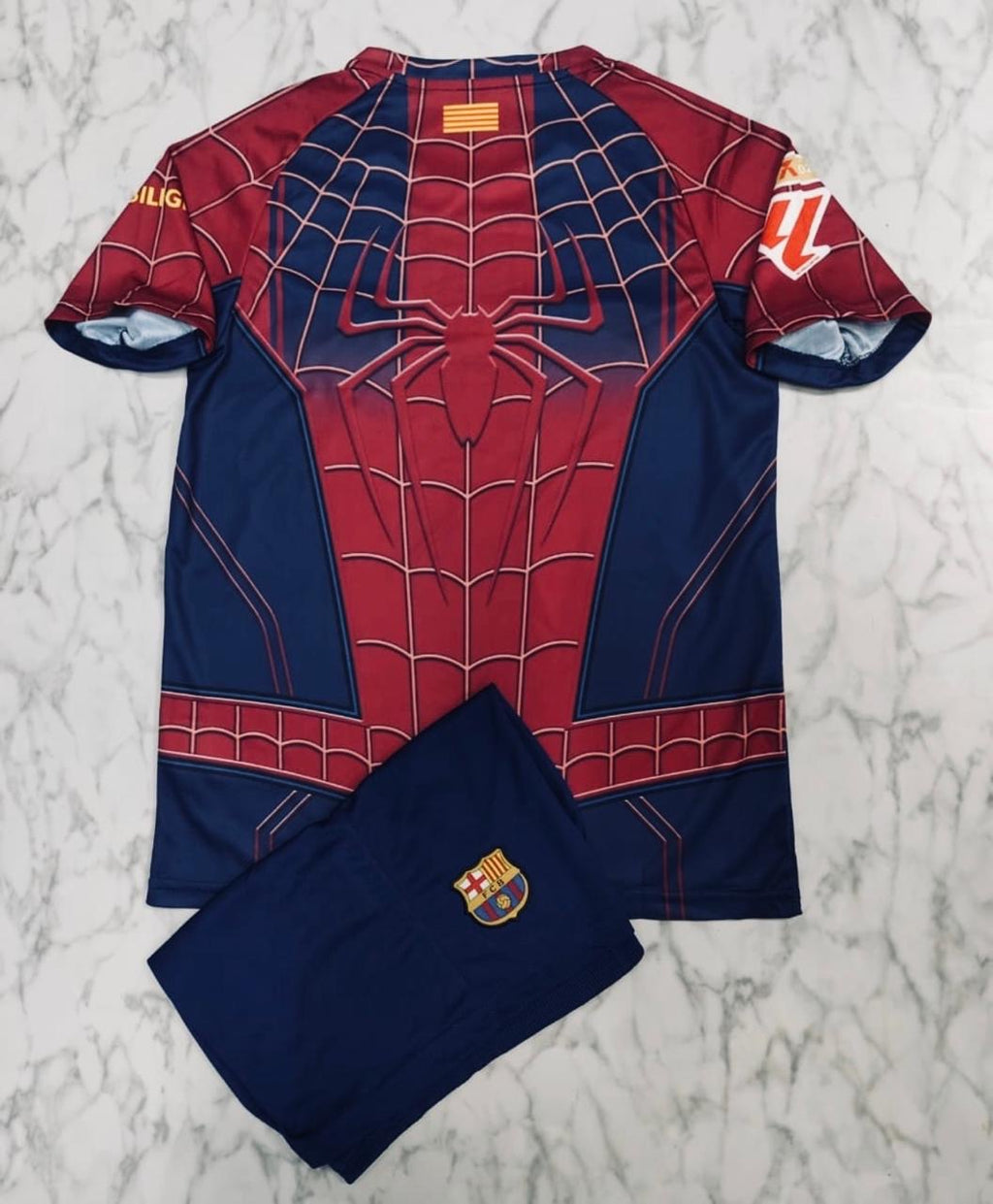 Barca x Spider Man Jersey Kit (2026/27) - Limited Edition