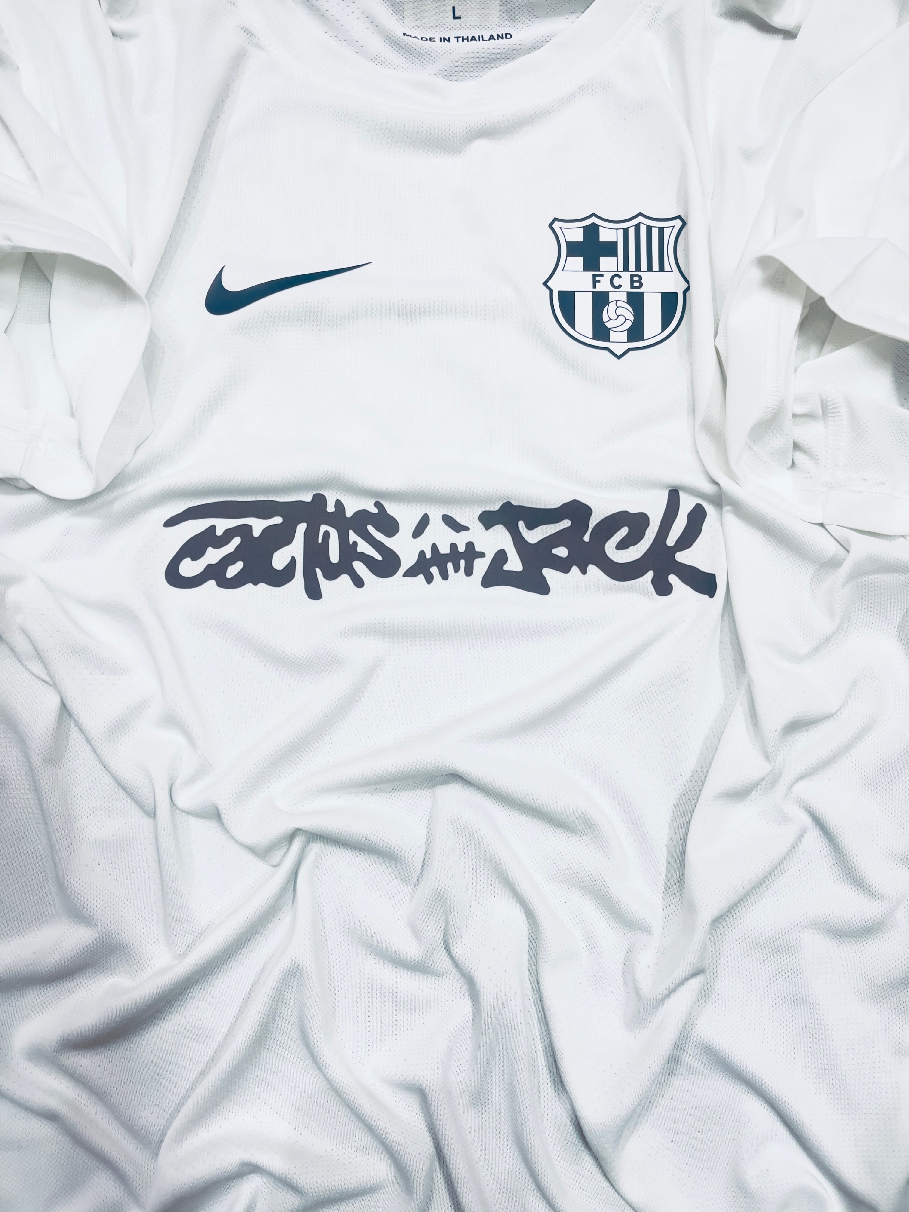 F.C Barcelona X Travis Scott “White Black” Master Jersey