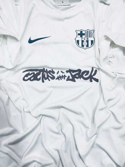 F.C Barcelona X Travis Scott “White Black” Master Jersey