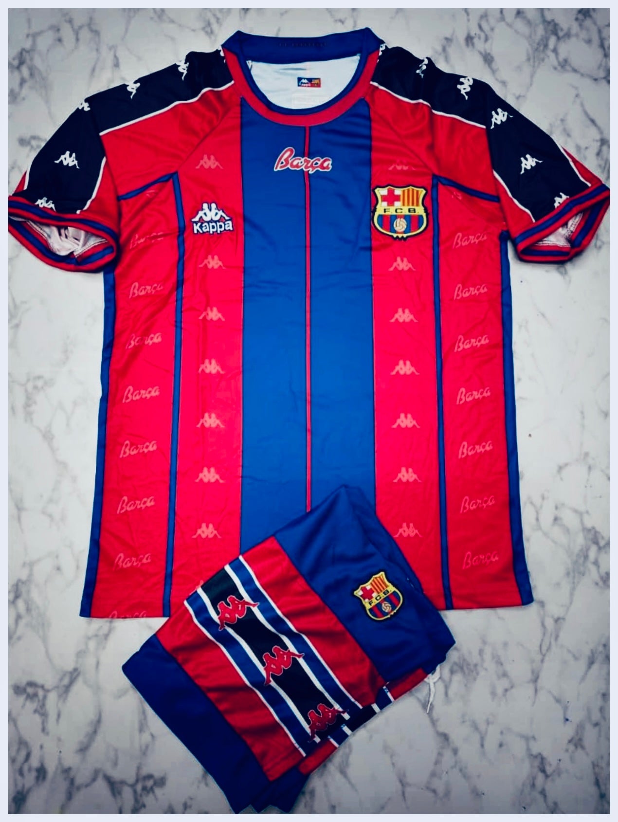 FC Barcelona Retro Kit - Kappa Edition - 1997/98