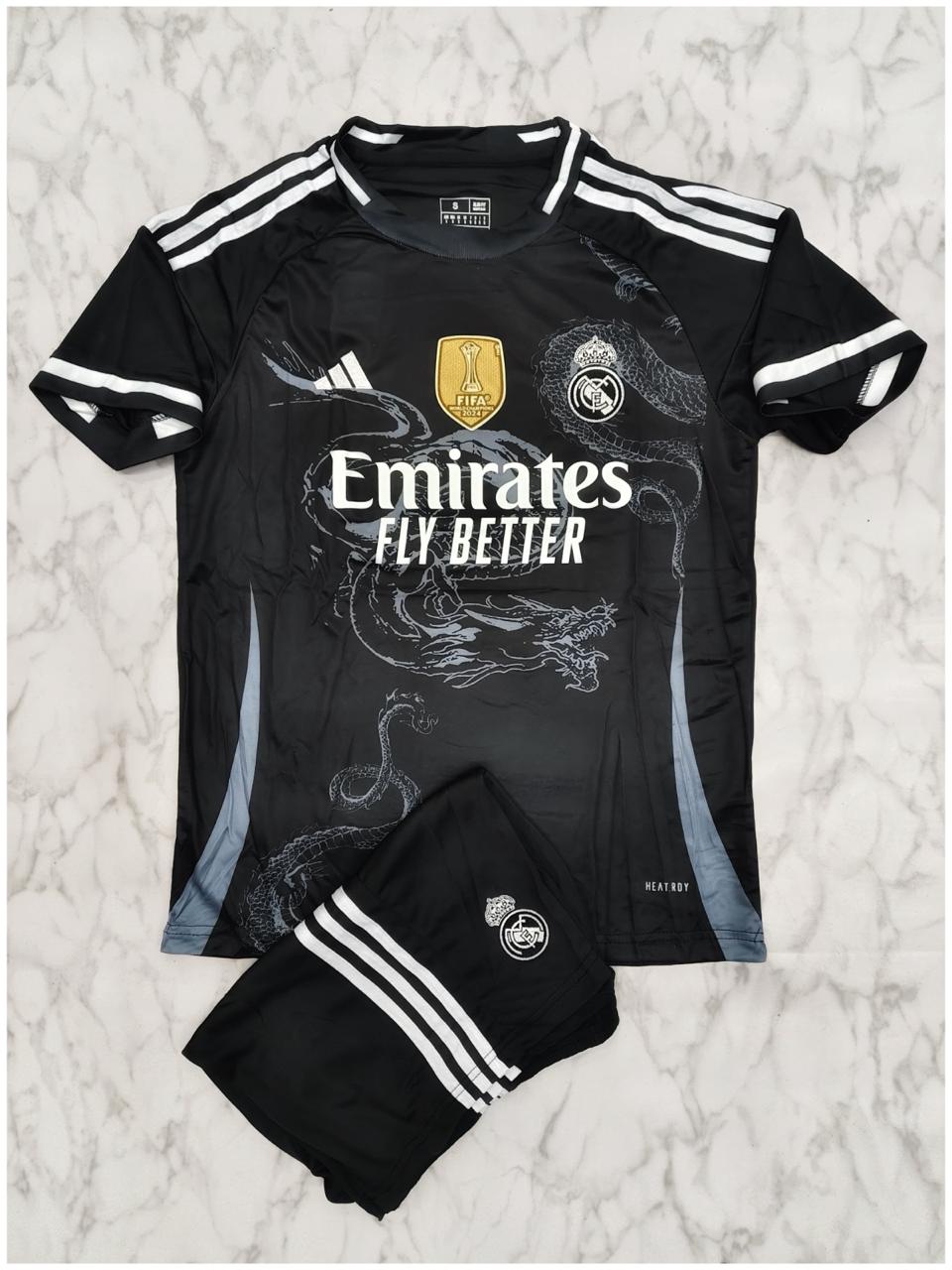 Real Madrid - Black White Dragon - FIFA (Limited Edition) Kit -2024/25