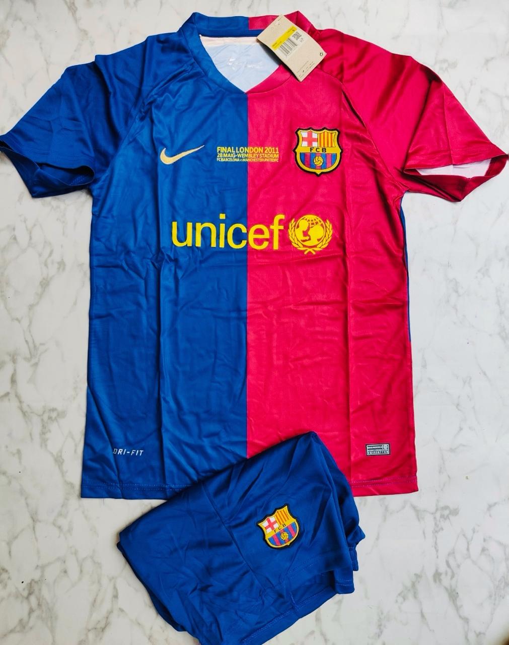 F.C Barcelona - 2008/09 - Home Retro Jersey Kit