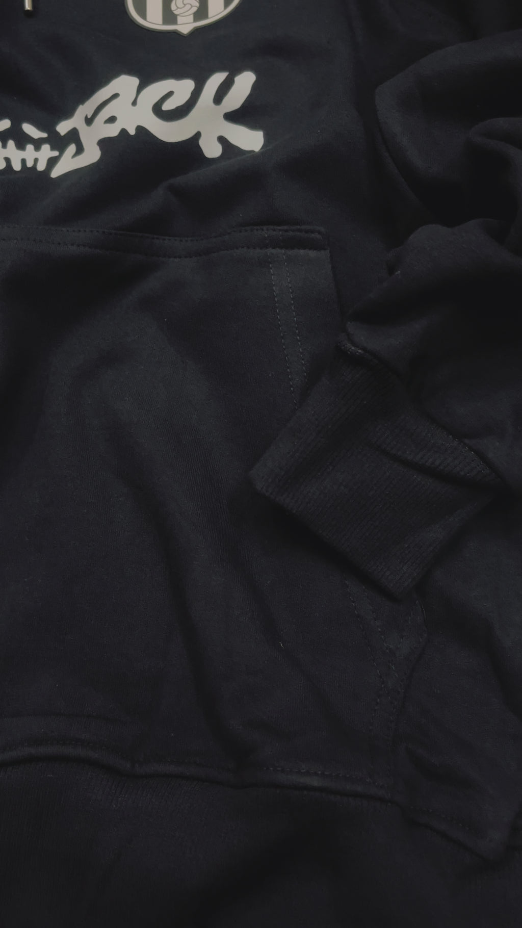Barcelona X Travis Scott - Black Relaxed Fit Hoodie - Unisex
