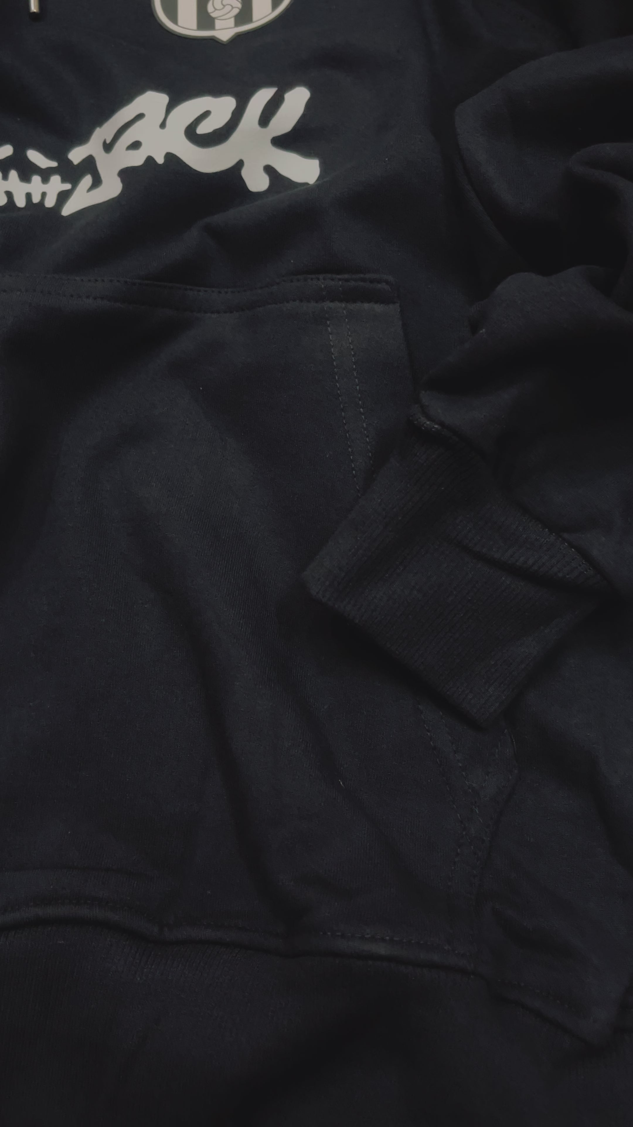 Barcelona X Travis Scott - Black Relaxed Fit Hoodie - Unisex
